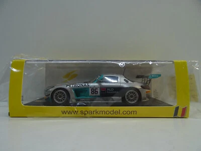 MERCEDES SLS AMG HTP MOTORSPORT 5TH SPA 2014 BUHK GOTZ SPARK MODEL 1 43-FR-U8 - Immagine 1 di 3