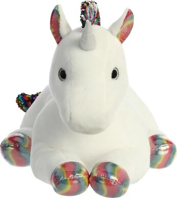 Aurora - Brillos - 23" Unicornio Arco Iris Colorido Peluche Foto 1 de 4