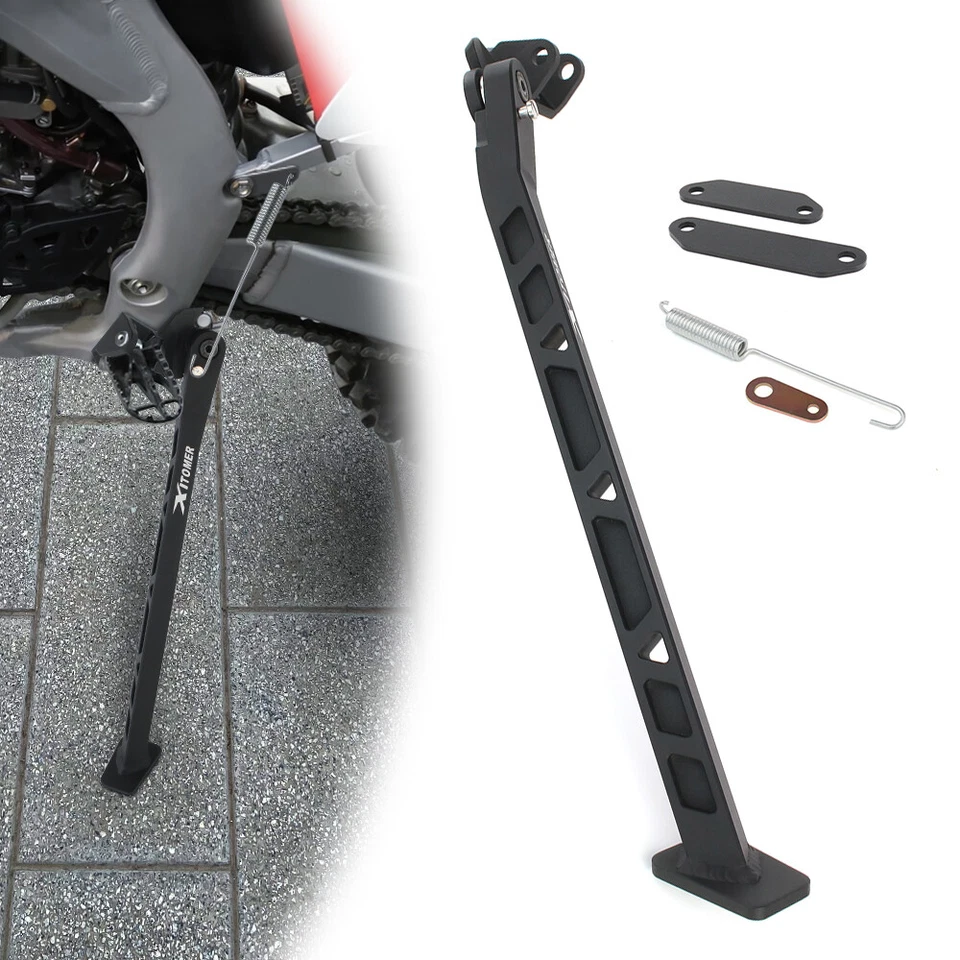 Aluminium Motorcycle Side Kickstand Leg Fit For Honda CRF450R 2002-2013 2012 - Image 1 of 4