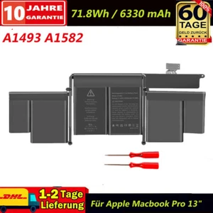 Original A1493 AKKU Für Apple Macbook Pro 13" Retina A1502 A1582 2013 2014 2015 - Afbeelding 1 van 12