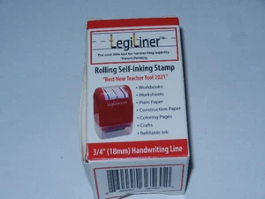 Nueva estampilla rodante de unión automática de línea de escritura a mano de 3/4"" 18 mm escritura a mano - Imagen 1 de 12