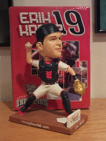 Lehigh Valley IronPigs Erik Kratz SGA Bobblehead Milwaukee Brewers Cover