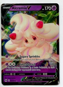 Pokemon TCG Sword & Shield Champion's Path Holofoil Card #022 Alcremie V - Picture 1 of 1