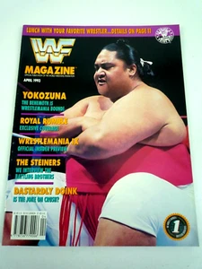REVISTA DE LUCHA LIBRE WWF ABRIL 1993 CON INSERTOS Y CATÁLOGO / YOKOZUNA, DOINK, CRUSH - Imagen 1 de 4