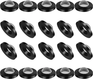20Pz Rondelle Tubo Filtro Acciaio Inox e Gomma, Ingresso 1", Adatto per Lavaggio 5/8" M - Foto 1 di 12