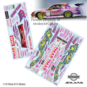 TMAR Dragon Sticker Set for Nissan Silvia S13 1:10th scale RC drift car. - Picture 1 of 3