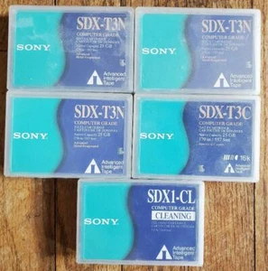 2 Sony AIT-1 SDX-T3N 25/50GB AIT Data Tape Cartridge Factory Sealed, with others - Zdjęcie 1 z 1