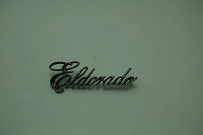 Cadillac "Eldorado" 1979-1985 cromo panel de vela emblemas insignias 1614599 OEM Foto 1 de 4