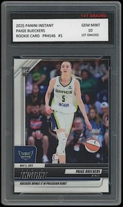 Paige Bueckers 2025 Panini Instant WNBA Rookie Card Dallas Wings 1st Graded 10 - Picture 1 of 1