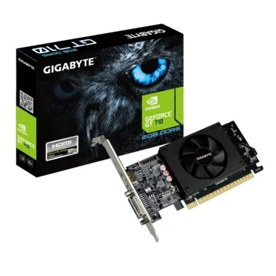 4719331301606 Gigabyte GV-N710D5-2GL graphics card NVIDIA GeForce GT 710 2 GB GD - Image 1 of 4
