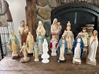 Vintage Large Lot Of  Virgin Mary Statue Figurine Madonna Mother Jesus Religious