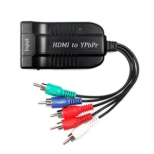 HDMI to 1080P YPBPR Component Video 5RCA RGB Converter Stereo Audio Video - Picture 1 of 9