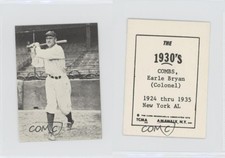 1972 TCMA The 1930's Earle Combs HOF