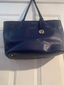 Borsa a tracolla FURLA in pelle blu - Foto 1 di 12