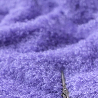 Curly Teddy Faux Fur Fabric Furry Plush Soft Fleece Material DIY Material - Image 1 of 4