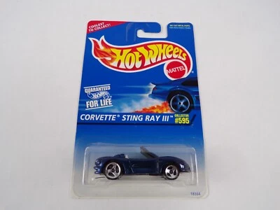 Van / Sports Car / Hot Wheels Corvette Sting Ray III #595 18364 #H28 - Image 1 of 4