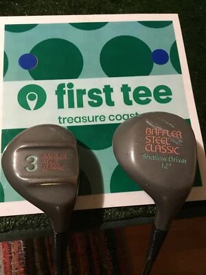 Lady Cobra Baffler Steel Classic Driver and 3 Woods Set Graphite Shafts - Image 1 of 4