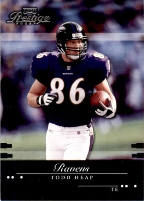 2002 Playoff Prestige Todd Heap Football Card Baltimore Ravens #10 - Image 1 of 2