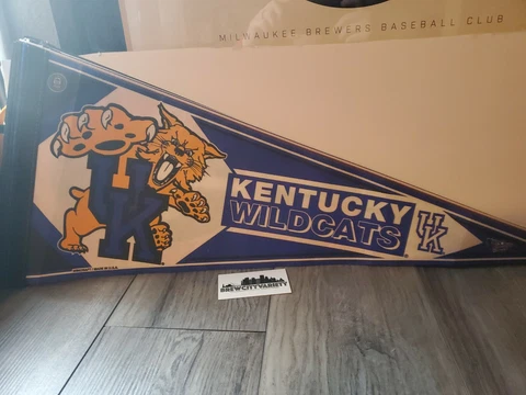 University Of Kentucky Wildcats Wincraft Pennant Blue White wincraft Cover