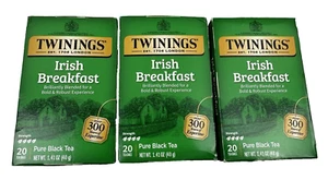 (3) Twinings Of London Irish Breakfast Tea 60 bags total exp 07/2026 - Picture 1 of 4