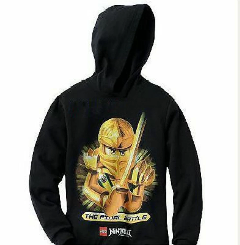 Lego Ninjago Gold Ninja Pullover Sudadera con Capucha 8 M 14-16 XL 18-20 Nueva Sudadera Lloyd Foto 1 de 1