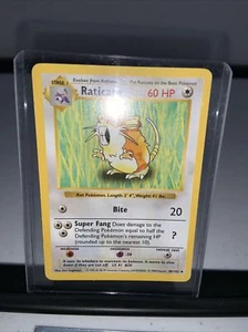 Pokemon 1999 Set Base 1° Ratica senza ombre 40/102 quasi nuovo/ - Foto 1 di 3