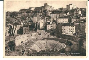 ts 250 Anni 40 TRIESTE Teatro Romano - non VG Ed. Cesare Capello Miklano - Imagen 1 de 1