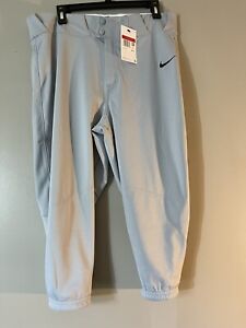 Nike Men’s Vapor Baseball Pants Grey Pants Cropped size Small