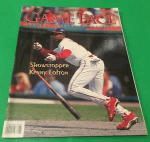 Kenny Lofton Cleveland Indians Programm August 1999 Spiel Gesicht mit Poster Neu - Bild 1 von 3