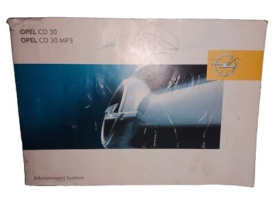 Libretto Uso E Manutenzione Opel Radio Stereo CD 30 CD 30 MP3  Meriva Astra... - Immagine 1 di 4