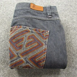 Vintage Enyce Jeans Mens 38x32 Dark Blue Denim Baggy Wide Leg Hip Hop Skate Y2K - Picture 1 of 18