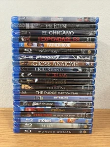 Lot of 20 SEALED Blu-ray Movies Marvel DC Comedy Drama Action Adventure SEE PICS - Picture 1 of 24
