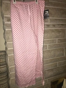 Womes Pink Pajama Pants Bottoms by Axcess Sleepwear Size L New  - Imagen 1 de 3
