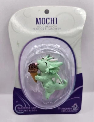 Dragones y Bestias Pizza Comida Dragón "MOCHI" Mochila Clip Llavero Foto 1 de 2