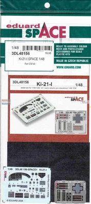 EDU3DL48156 1:48 Eduard SPACE - Ki-21-I Sally (ICM kit) - Image 1 of 3