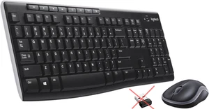 Zestaw Logitech MK270: bezprzewodowa klawiatura i mysz, 2,4 GHz - Zdjęcie 1 z 12