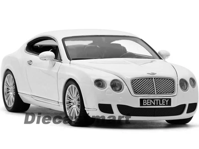 MINICHAMPS 1:18 2008 BENTLEY CONTINENTAL GT NEW DIECAST MODEL WHITE 100139621 - Image 1 of 4