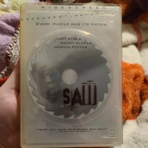 SAW Uncut Edition w Saw Blade In Liquid On Cover - 2004 DVD - HTF Liquid Cover - Picture 1 of 5