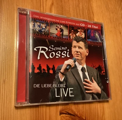 Semino Rossi CD 🤩 Die Liebe bleibt Live 🤩 TOP - Bild 1 von 4