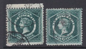 SELLOS PREDECIMALES NUEVOS DEL ESTADO DE GALES DEL SUR DE 1882-93 DE REINA VICTORIA USADOS FINOS #7 - Imagen 1 de 1