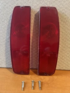 OEM 64 65 66 Ford Truck Rear Tail Lights Lens Turn Signal Red - Picture 1 of 5
