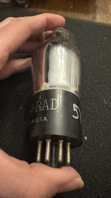 Kenrad NOS 5Y4G St Botella Globo Rectificador 5y4, Foil D Getter Foto 1 de 4