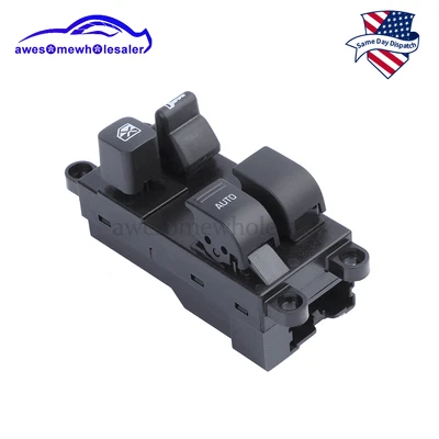 Interruptor de ventana eléctrica 254018B800 para Nissan Frontier 1998-2004 delantero izquierdo Foto 1 de 4
