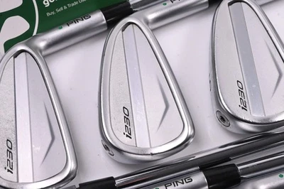 Ping i230 Irons / 4-PW / Green Dot / Stiff Flex KBS Tour 120 Shafts - Image 1 of 4