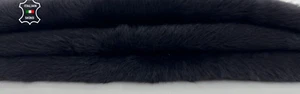 VERY DARK BROWN SHORT Hair On sheepskin Lamb shearling fur hides 15"X22" #C1382 - Picture 1 of 6