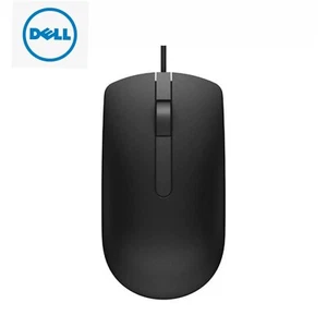 New Dell MS116-bk Optical Black USB 1000 Dpi Scroll Wheel Mouse 09NK2 - Picture 1 of 2