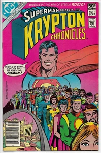 SUPERMAN: KRYPTON CHRONICLES # 1 DC Comics Bridwell Swan Chiaramonte 1981 FN/VFN - Picture 1 of 1