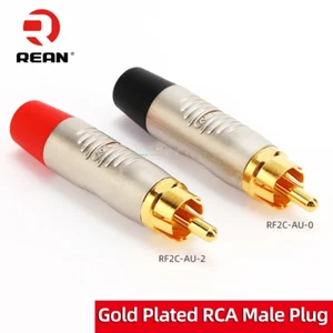 1 un. conector de cable de audio y video pug NEUTRIK REAN RCA RF2C-AU para altavoz reproductor - Imagen 1 de 7