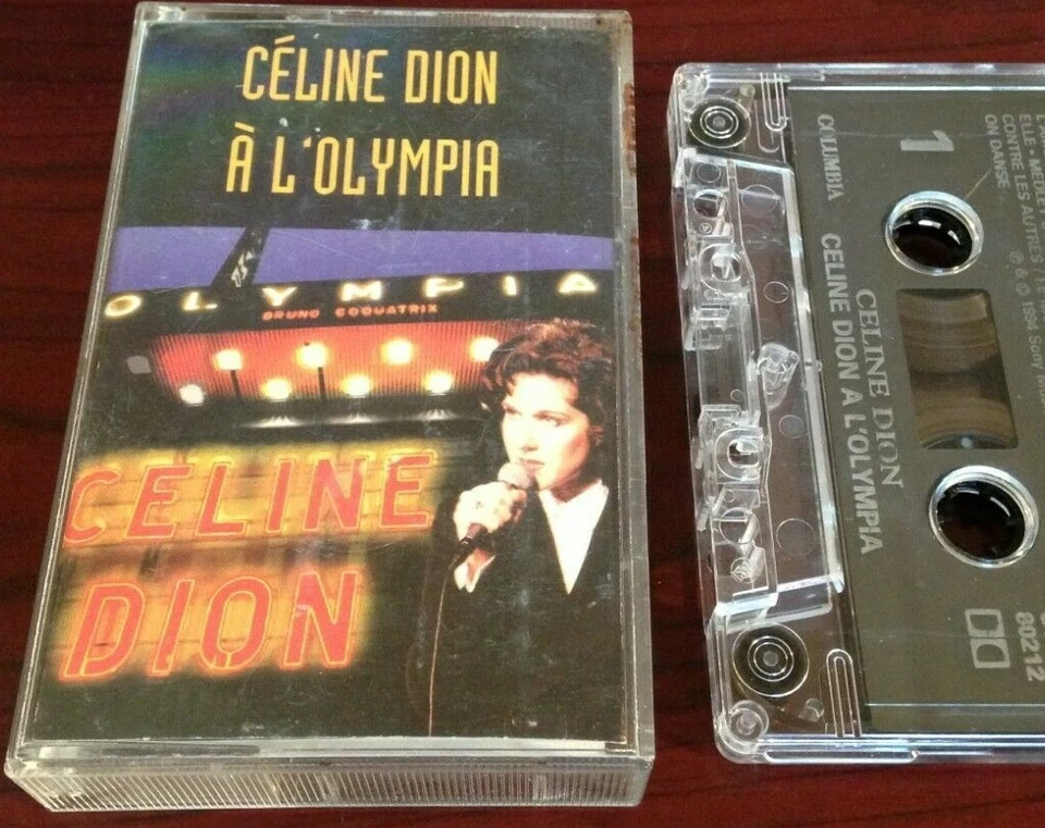 CELINE DION  K7  " Céline Dion À l'Olympia " SONY Canada 1994' - Image 1 of 1