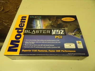 Creative Labs Modem Blaster V.92 Internal Modem Card NOB - Image 1 of 2
